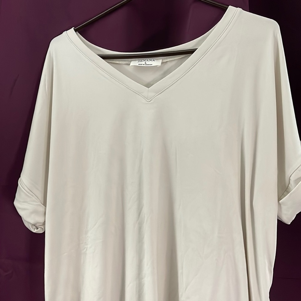 Zenana side slit t shirt